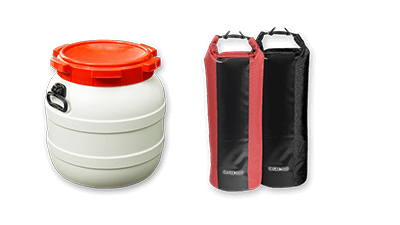 PACKSÄCKE / TONNEN